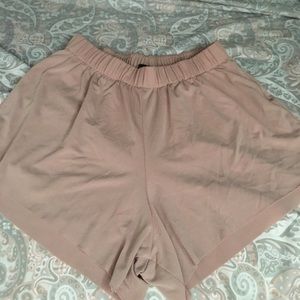 Raw Hem Pink Brandy Melville Shorts