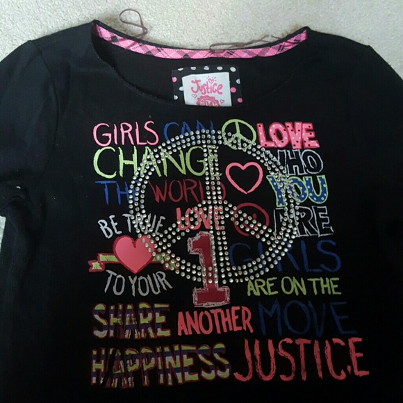 Justice Crewneck with Peace Sign - Picture 2 of 3