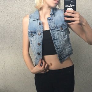 Denim vest