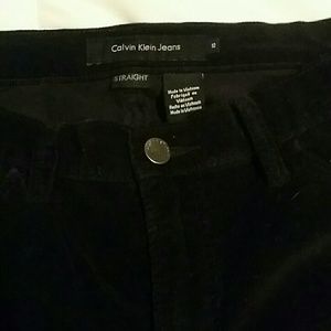 Calvin Klein black corduroy pants