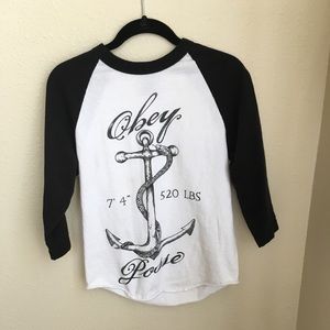 Obey anchor baseball t