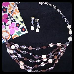 Brighton Riviera Collection necklace and earrings