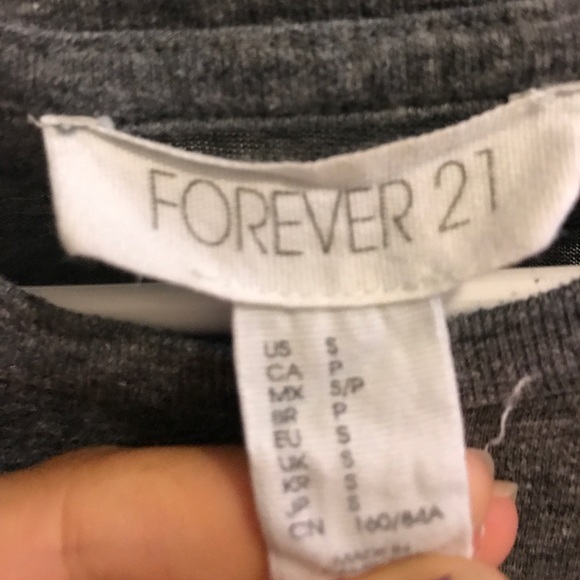 gray basic tee - Picture 2 of 2