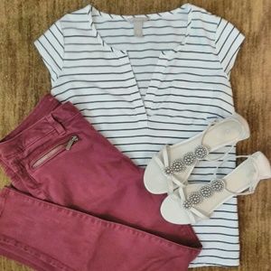 Banana Republic Striped Blouse