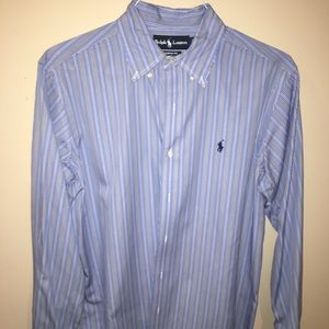 Blue Polo button up