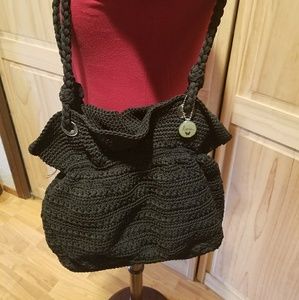 Luna knit Black bag
