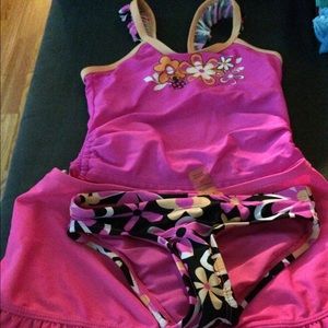 3 pieces of a bikini