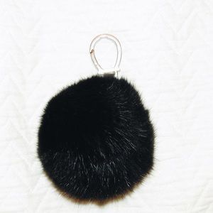 RESERVED   Etienne Aigner Fur Pom Pom Bag Charm
