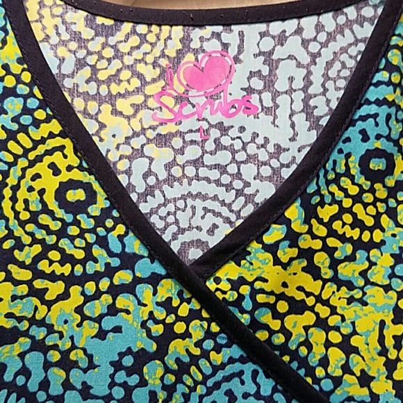 buy 2 get 1 FREE SCRUB TOP - Picture 3 of 4