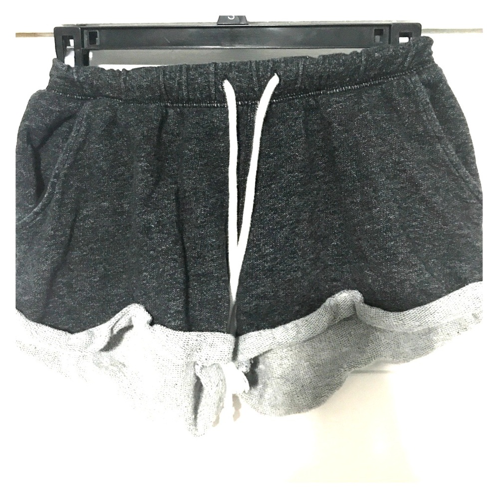 {{dark gray pajama shorts}}
