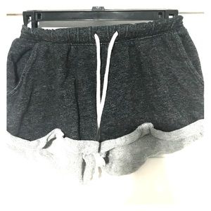 {{dark gray pajama shorts}}