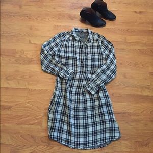 Madewell | Latitude Shirtdress in Kemp Plaid