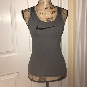 Grey Dri-Fit Nike Racer Back