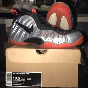 Nike Air Foamposite Pro Crimson red sz 10.5 w/box