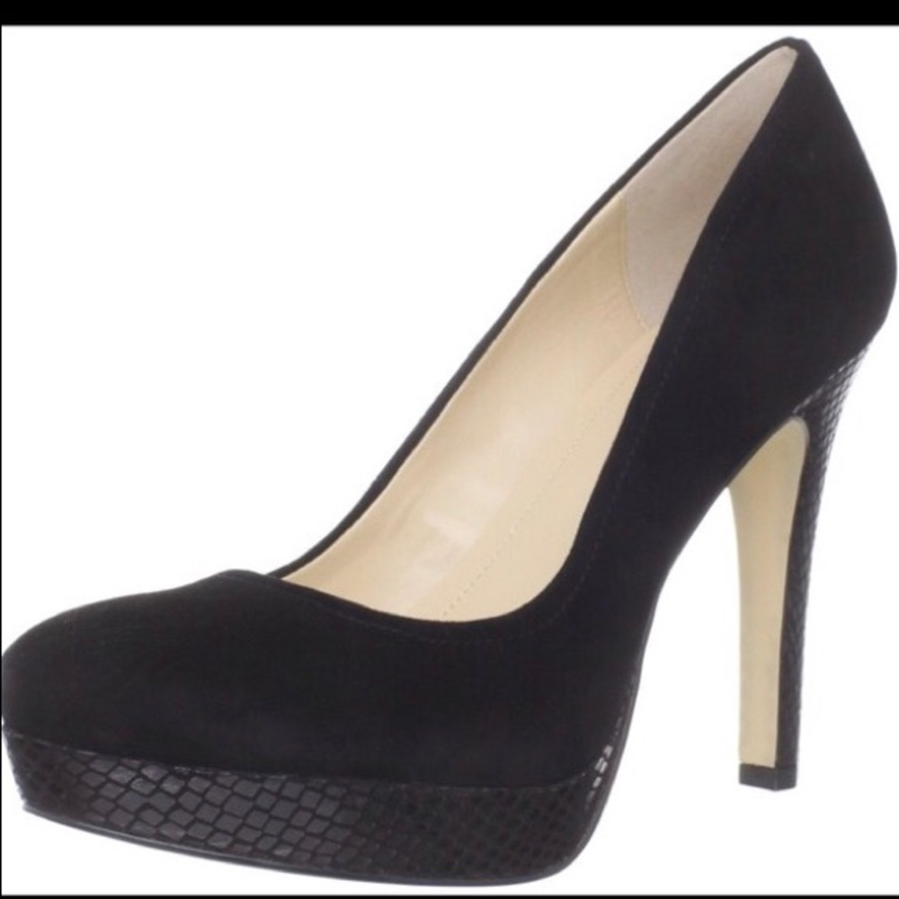 Calvin Klein Kendall K Suede Croc Pumps