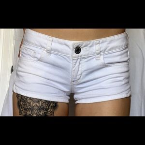 White denim shorts by American Eagle