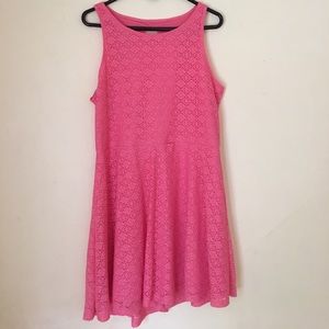 Peachy mid length dress!