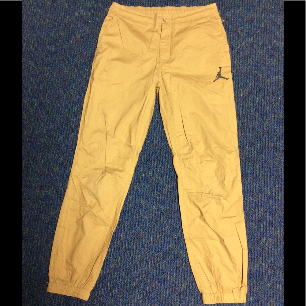 Jordan khaki twill joggers size 16