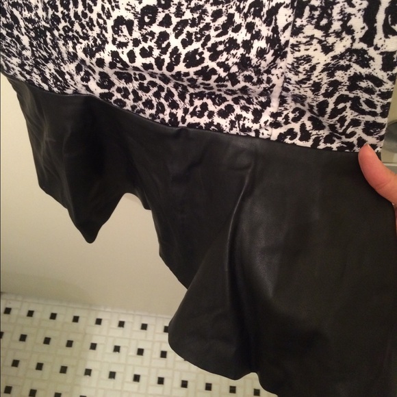 Urban outfitters leather peplum - Picture 2 of 4