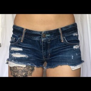 Short denim shorts by Hollister