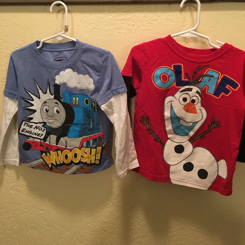 Set of 2 Long Sleeve Shirts - Olaf and Thomas