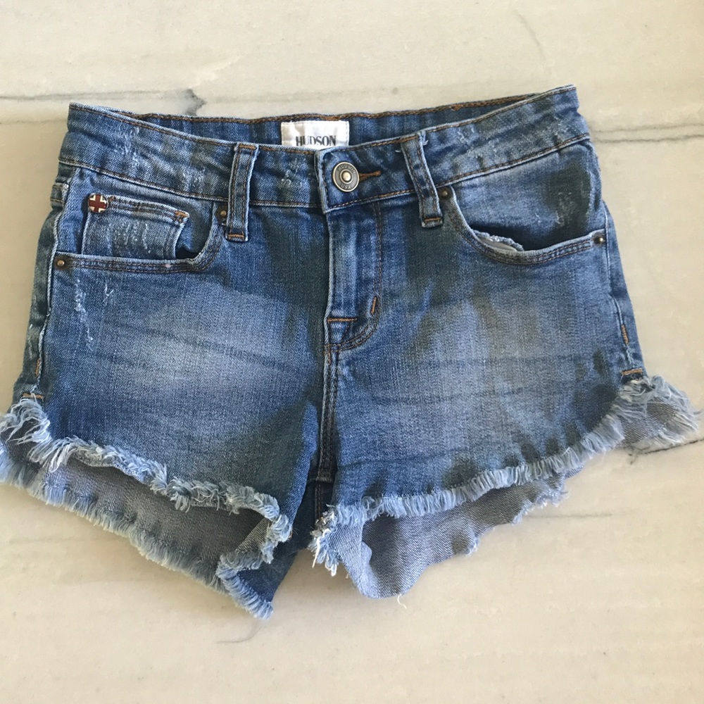 Hudson cutoff jean shorts youth size 12