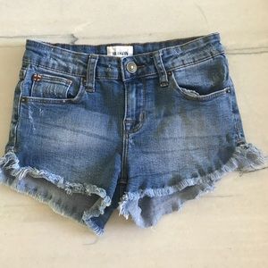Hudson cutoff jean shorts youth size 12