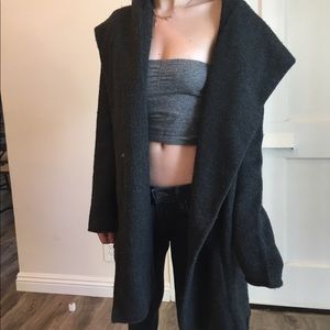 Beautiful and warm, dark grey Vince cardigan!