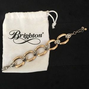 Brighton hammered gold tone bracelet