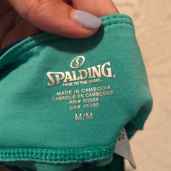 Green and Blue patterned leggings - Picture 3 of 3