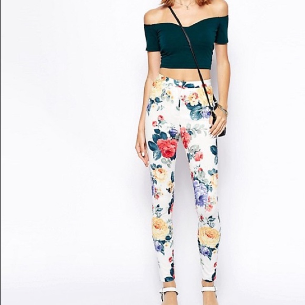 ASOS Floral Scuba Pants
