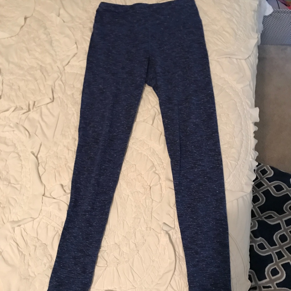 Blue Patterned Leggings
