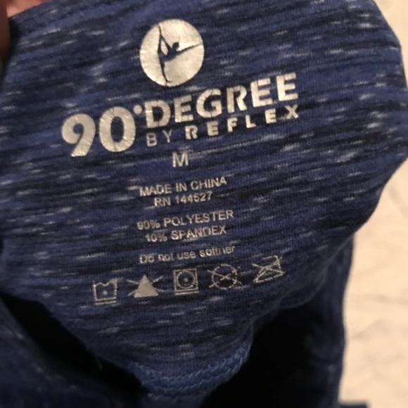 Blue Patterned Leggings - Picture 2 of 3