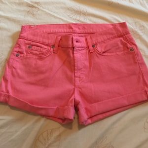 Pink shorts