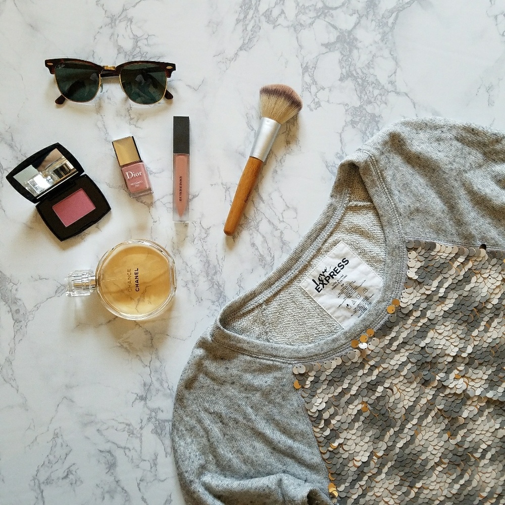 Express Sequin Sweatshirt