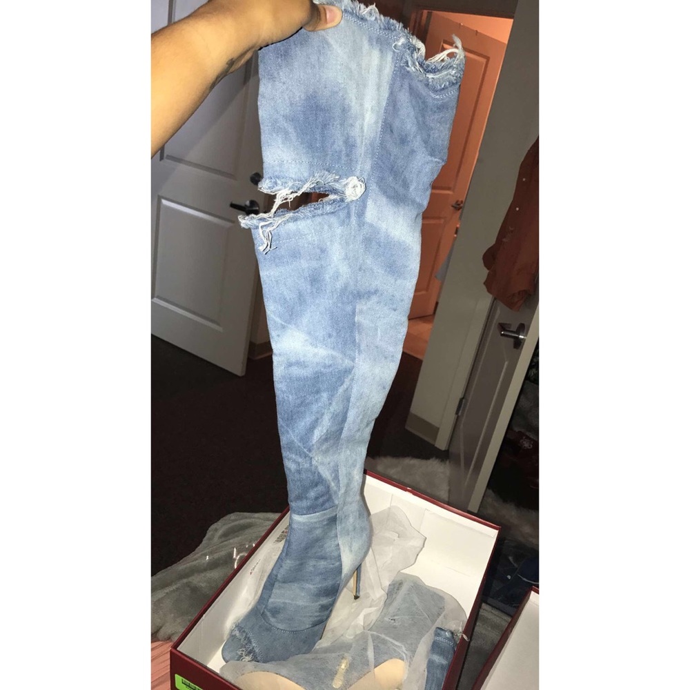 Fashion Denim Boots 💥💥💥