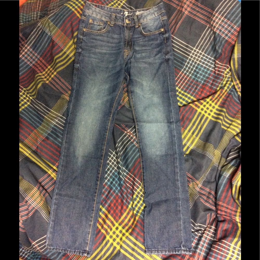 Boys 7 for all mankind slimmy jeans size 14