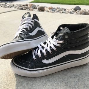 Vans Sk8hi leather high tops
