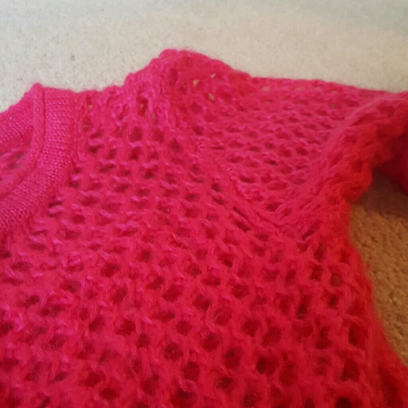Bright Pink Knit Sweater - Picture 3 of 3