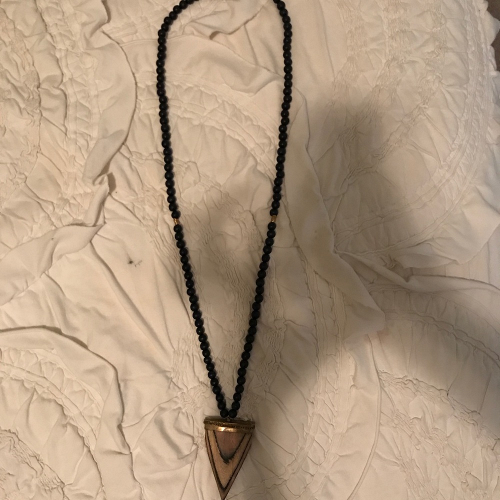 Long Wooden necklace