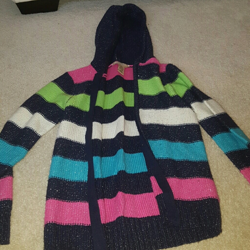 Hooded Zip Up Sweater