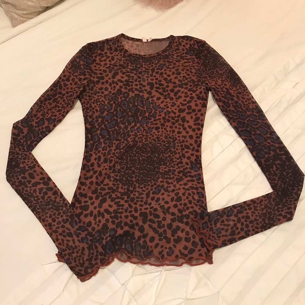 Urban outfitters leopard sexy top