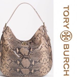 Tory Burch Python Catalina Hobo Satchel bag