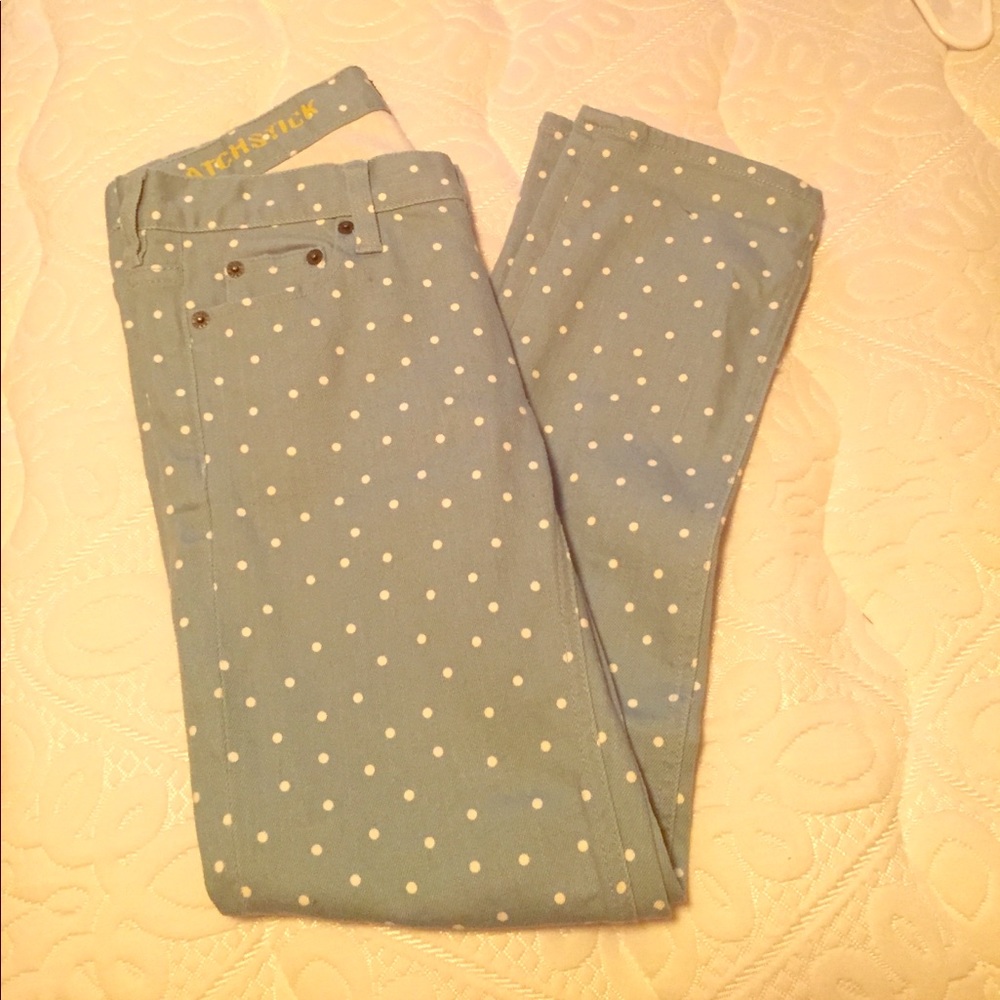 J crew polka dot jeans