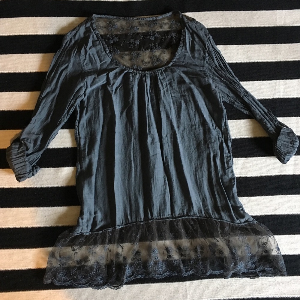 Lace trim tunic, great for layering!