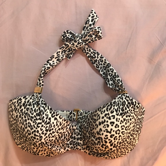 NWOT Victoria's Secret Swim! Bikini top, leopard - Picture 2 of 5