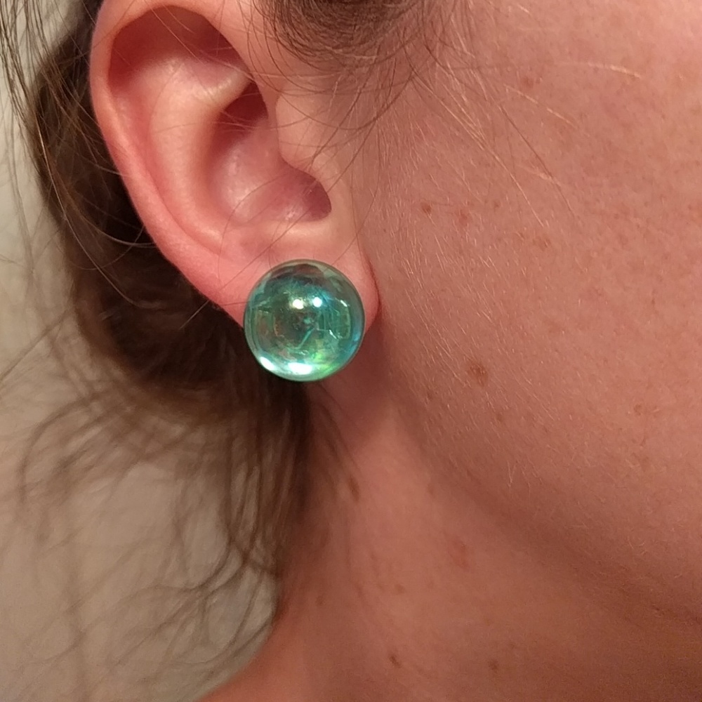 Mermaid bubble earrings