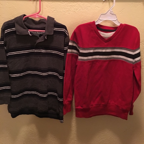 Set of 4 Boys Size 6-7 LS Tees. - Picture 3 of 3