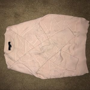 Light pink "Amara" knot sweater