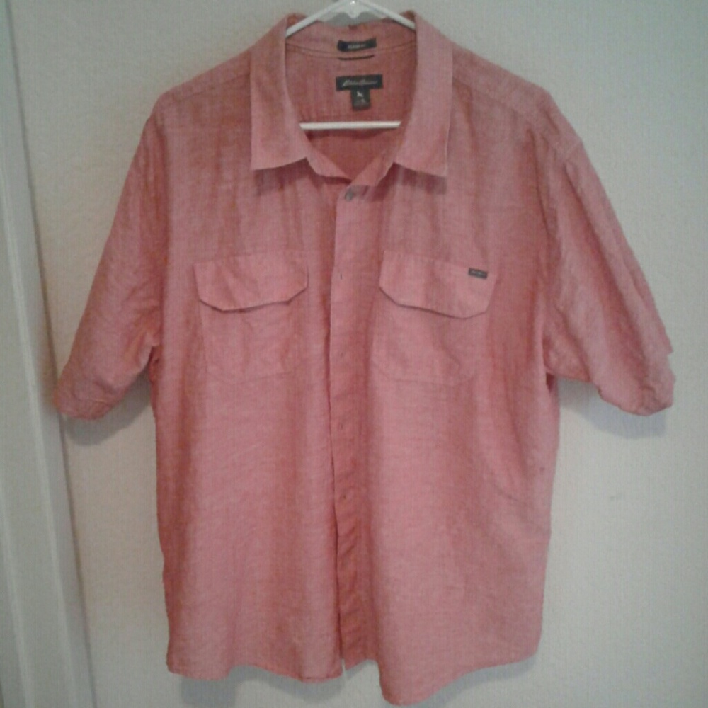 Eddie Bauer  short-sleeved shirt ,never worn XL